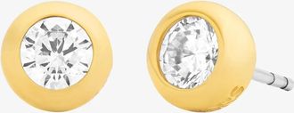 Michael Kors Round Stone Stud Earrings