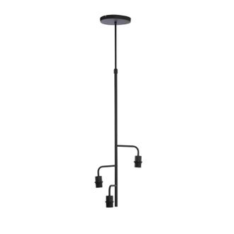 Light & Living Light & Living - L&aacute;mpara Colgante - Edisa - Negro - Metal - Gran