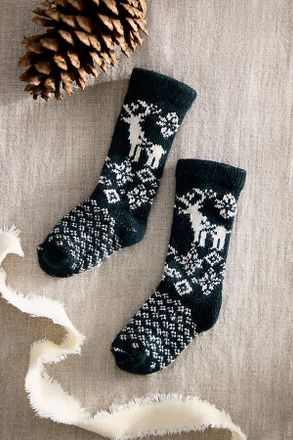 Terrain Reindeer Baby Crew Socks