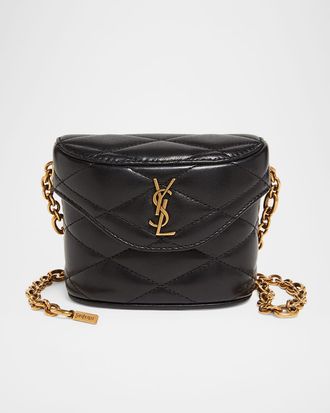 Saint Laurent June YSL Quilted Leather Belt Bag