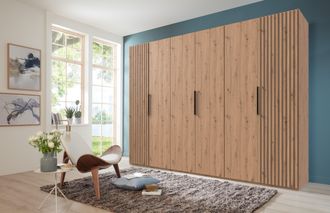 Wimex Drehtürenschrank »Andorra by fresh to go« Mit 3D-Leisten für Akustikpaneel-Optik