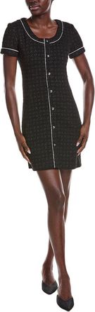 Derek Lam Ciara Galaxy Wool-Blend Tweed Dress