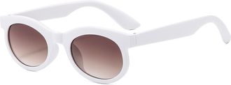 Generic Outdoor Womens Vacation Sunglasses Sports Mens Commuter Driving Sun Glasses(White)