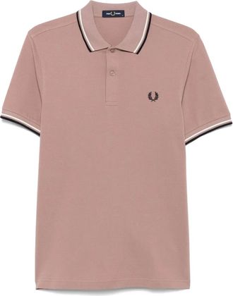 Fred Perry Poloshirt met geborduurd logo - Beige