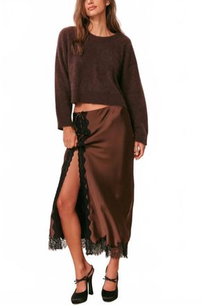 LoveShackFancy Bellman Pullover In Cocoa