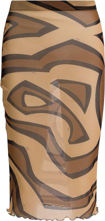 Pucci Labyrinth Print Midi Skirt