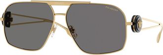 Versace VE2269 Polarized 100281 Mens Sunglasses Gold Size 62