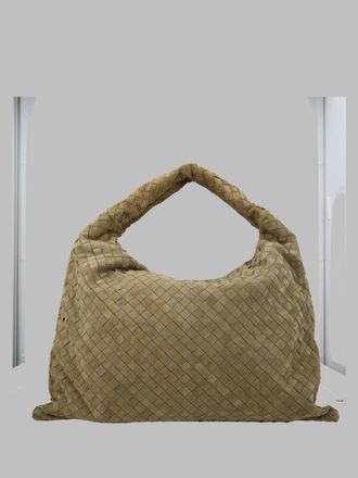Bottega Veneta Womens Shoulder Bag Hop Green Leather Calf