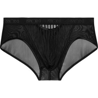 HOM WOH Personal Allure Mini Briefs in Black at Nordstrom, Size Xx-Large