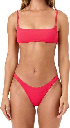 L*Space Presley Bikini Top In Pout