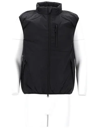 Aspesi Jil Minimalist Black Polyamide Vest