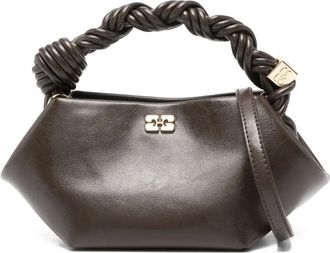 Ganni Kleine Bou shopper - Bruin