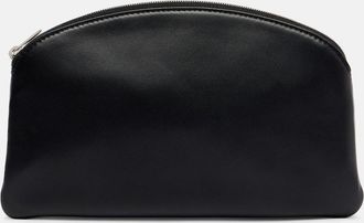 The Row Round leather coin purse