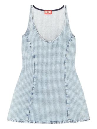 Diesel flared mini dress - Blue