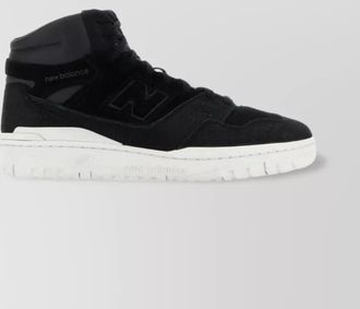 Junya Watanabe suede bb650 sneakers with raised n motif