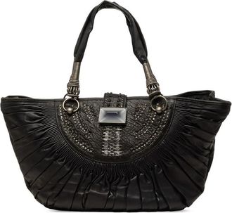Dior Pre-owned Dior Pleated Lambskin Plisse Basket Tote Ladies A7YLBVP4T4T7VY41
