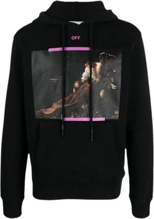 Off-white Arrow Caravaggio St Fran Slim Fit Black Hoodie