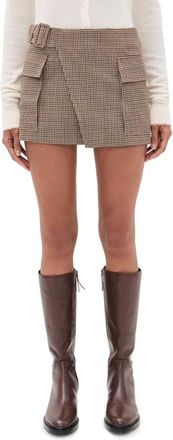 A.L.C. Conan Skirt In Tan Multi