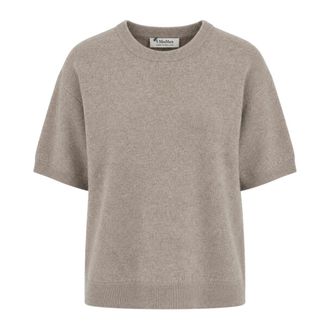 Max Mara Dames, Truien, Beige, Maat: M Wol