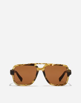 Dolce & Gabbana Sartoria Sunglasses - Man New Arrivals Striped Brown Onesize