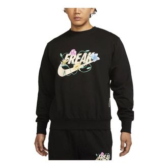 Nike Giannis Standard Issue Graphic Basketball Crew Black FJ9557-010