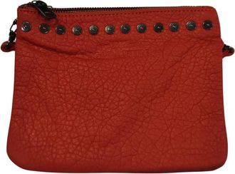 Napapijri Oranje Dames Rits Tas - Dames - Schoudertassen - Rood - ONE Size - Polyester - Tassen