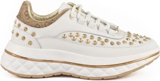 Guess sneakers - Dames - Sneakers - Wit - 39 EU - Leer - Schoenen