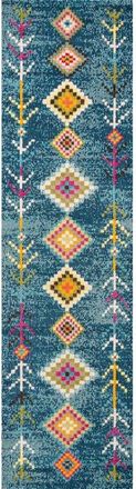 Jonathan Y Designs Love Geometric Area Rug in Dark Blue/multi at Nordstrom, Size 4Ft 0In X 6Ft 0In