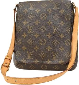 Louis Vuitton Pre-owned Cross Body Bags, male, Brown, Size: ONE SIZE Pre-owned Musette Salsa Handbag