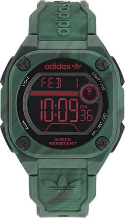 adidas Groene Synthetische Digitale Horloge