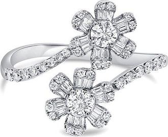 Sabrina Designs 14K 0.61 Ct. Tw. Diamond Flower Ring