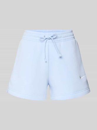 Nike Sweatshorts mit Logo Modell Phoenix in Hellblau, Gr&ouml;&szlig;e XL