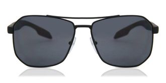 Prada PS51VS Polarized DG05Z1 Mens Sunglasses Black Size 59