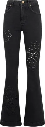 Roberto Cavalli Mujer, Vaqueros, Negro, Talla: M