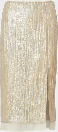 Rag & Bone Suki Crinkled Organza Midi Skirt