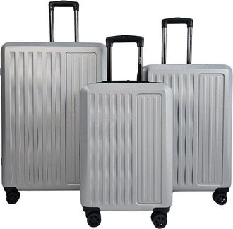 Infinity Leather ABS reiskoffers met harde schaal voor reisbagage