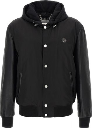 Philipp Plein Varsity Puffer Jackets Nero-Uomo