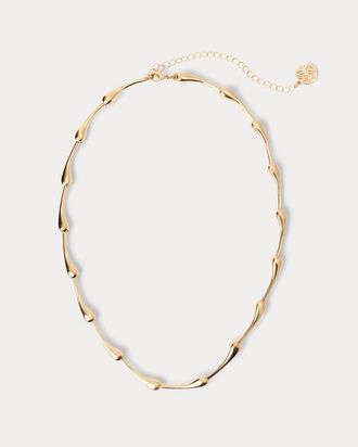 Lilly Pulitzer Rousseau Wave Necklace In Gold