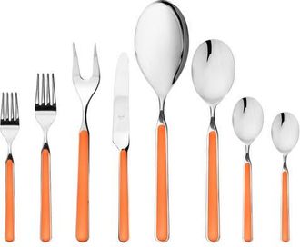 Mepra Fantasia Flatware Set - 43 Pieces in Carrot at Nordstrom
