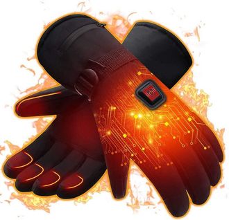 OEM Guantes Calefactables El&eacute;ctricos Recargables Para Hombre Y Mujer, 5v 4000mah, Ideales Para Esquiar, Ciclismo, Motociclismo Y Nieve En Invierno - Talla