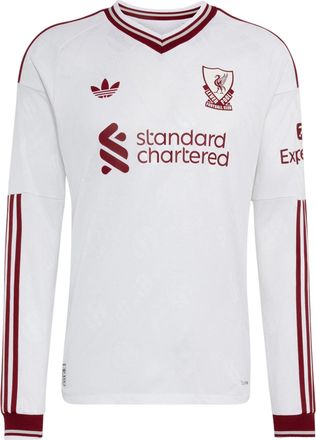 adidas Liverpool FC 26/27 Away Authentic Jersey Long Sleeve White KB8308