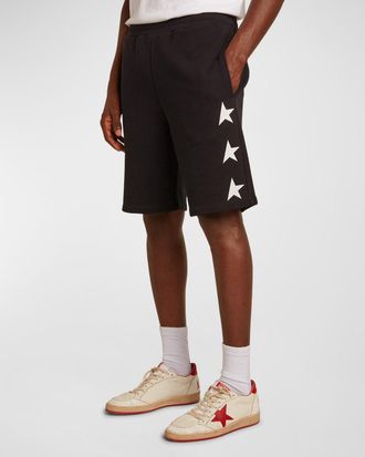 Golden Goose Mens Diego Multi-Star Boxing Shorts