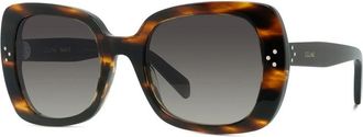 Celine Oversized Zonnebril - unisex - Zonnebrillen - Bruin - ONE Size - Accessoires