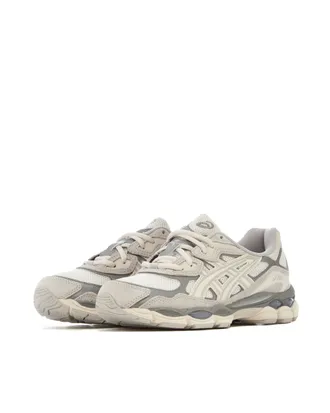 Asics Unisex Sneakers Gel-Nyc Cream-Oyster Grey Main: Leather; Sole: Rubber Trainers Cream/oyster