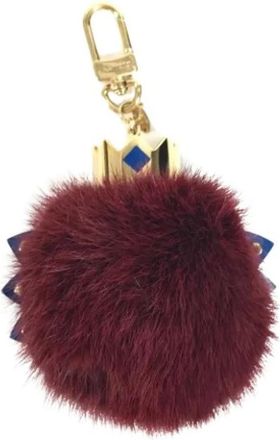 Louis Vuitton Pre-owned Sleutelhanger - Dames - Vintage Accessoires - Rood - ONE Size - Leer - Vintage