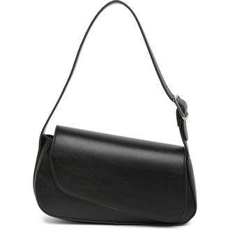 BCBGeneration Asymmetric Flap Shoulder Bag in Black at Nordstrom Rack