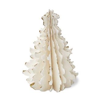 Tag Shimmer Paper Tree Decor Small Holiday Sculpture White Multi at Nordstrom