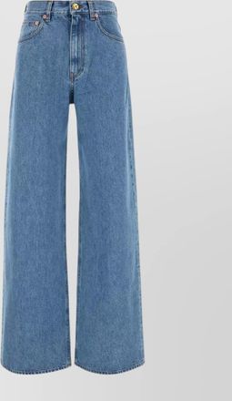 Blaz&eacute; Milano denim wide-leg jeans