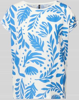 Vero Moda Relaxed Fit T-Shirt aus Lyocell-Mix Modell AVA in Royal, Gr&ouml;&szlig;e XL