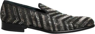Dolce & Gabbana Loafers Casual Schoenen - Heren - Loafers - Zwart - 44 EU - Leer - Schoenen